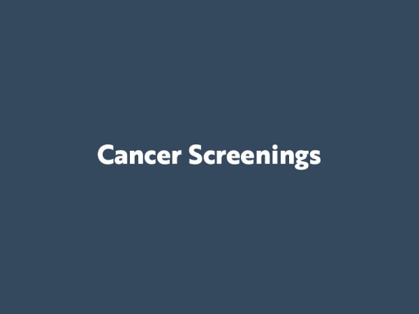 Cancer Screenings