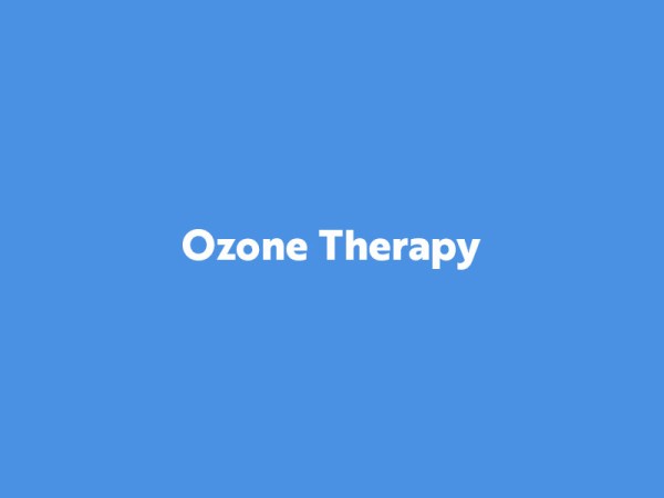Ozone Therapy