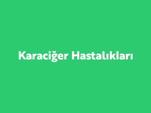 Karaciğer Hastalıkları Karaciğer Hastalıkları