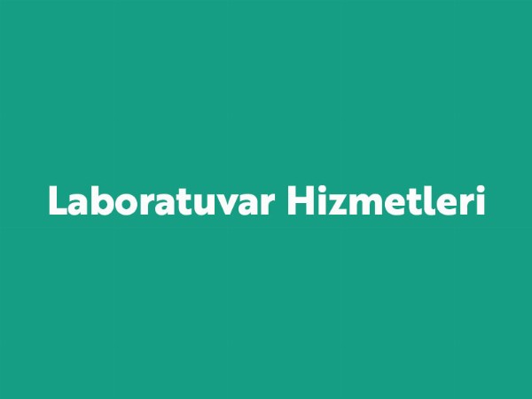 Laboratuvar Hizmetleri Laboratuvar Hizmetleri